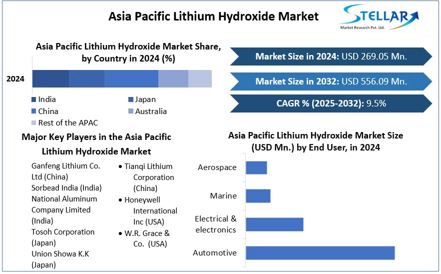 Asia Pacific Lithium Hydroxide Market cagr