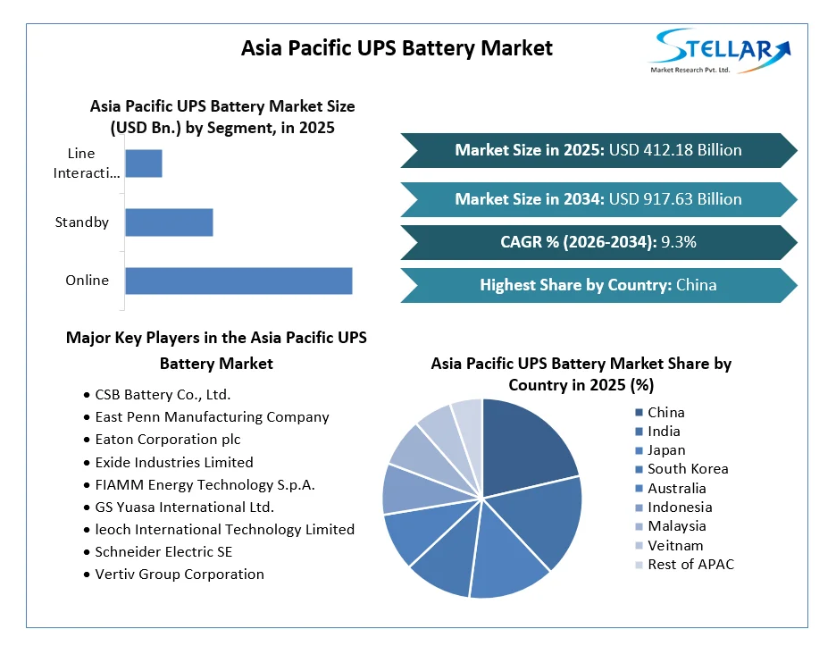 Asia Pacific UPS Battery Market