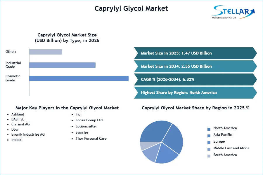 Caprylyl 글리콜 시장 SMR 스냅 샷