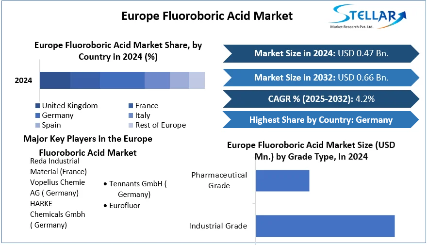 Europe Fluoroboric Acid Market cagr