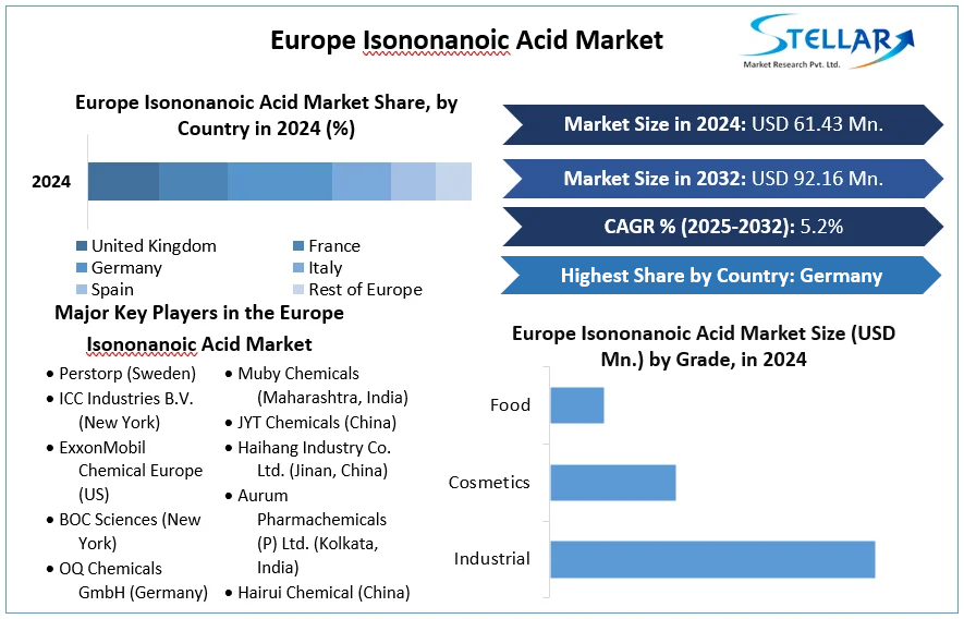 Europe Isononanoic Acid Market cagr