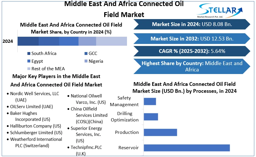 Middle East And Africa Connected Oil Field Market snapshot