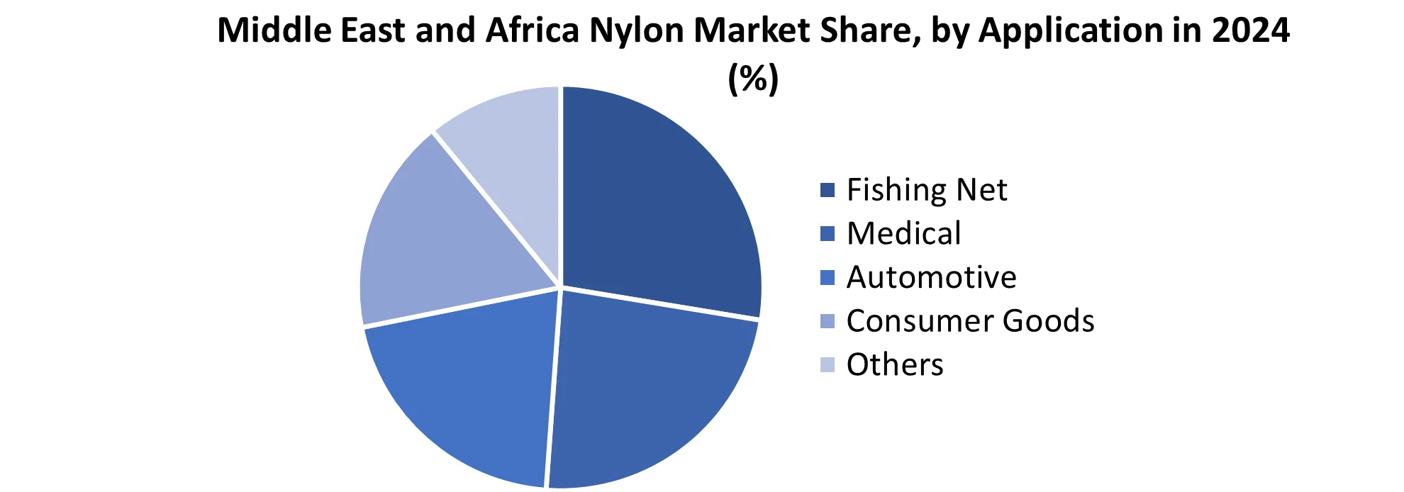 Middle East and Africa Nylon Market share by Application