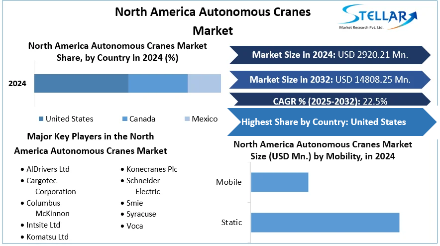 North America Autonomous Cranes Market cagr