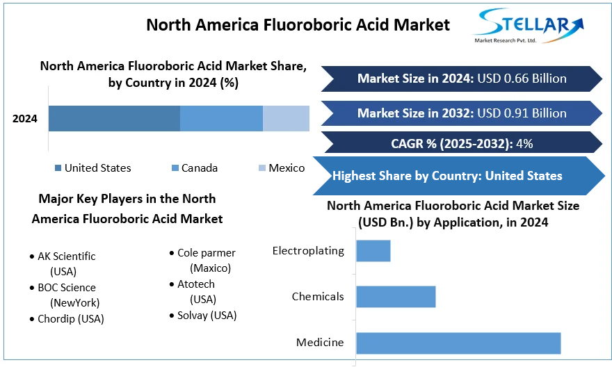 North America Fluoroboric Acid Market cagr
