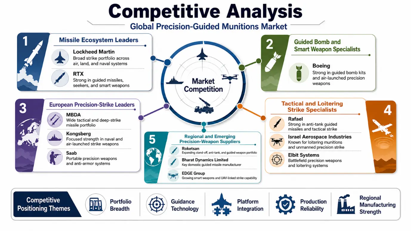 Precision-Guided Munitions Market Competitive Analysis