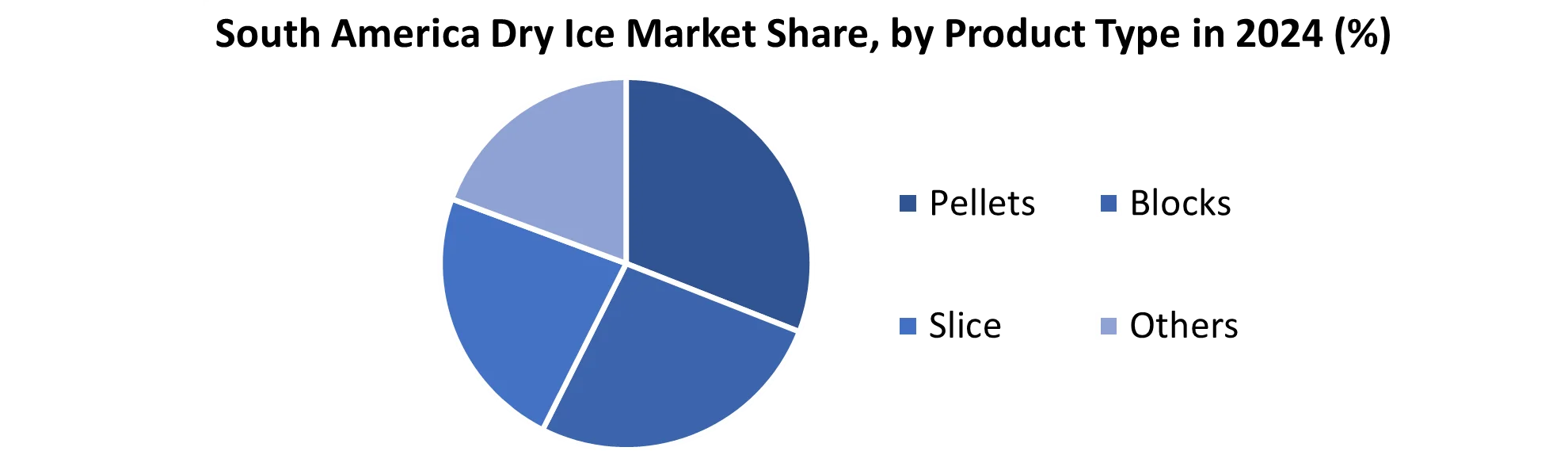 South America Dry Ice Market share by Product Type