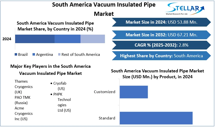 South America Vacuum Insulated Pipe Market snapshot 